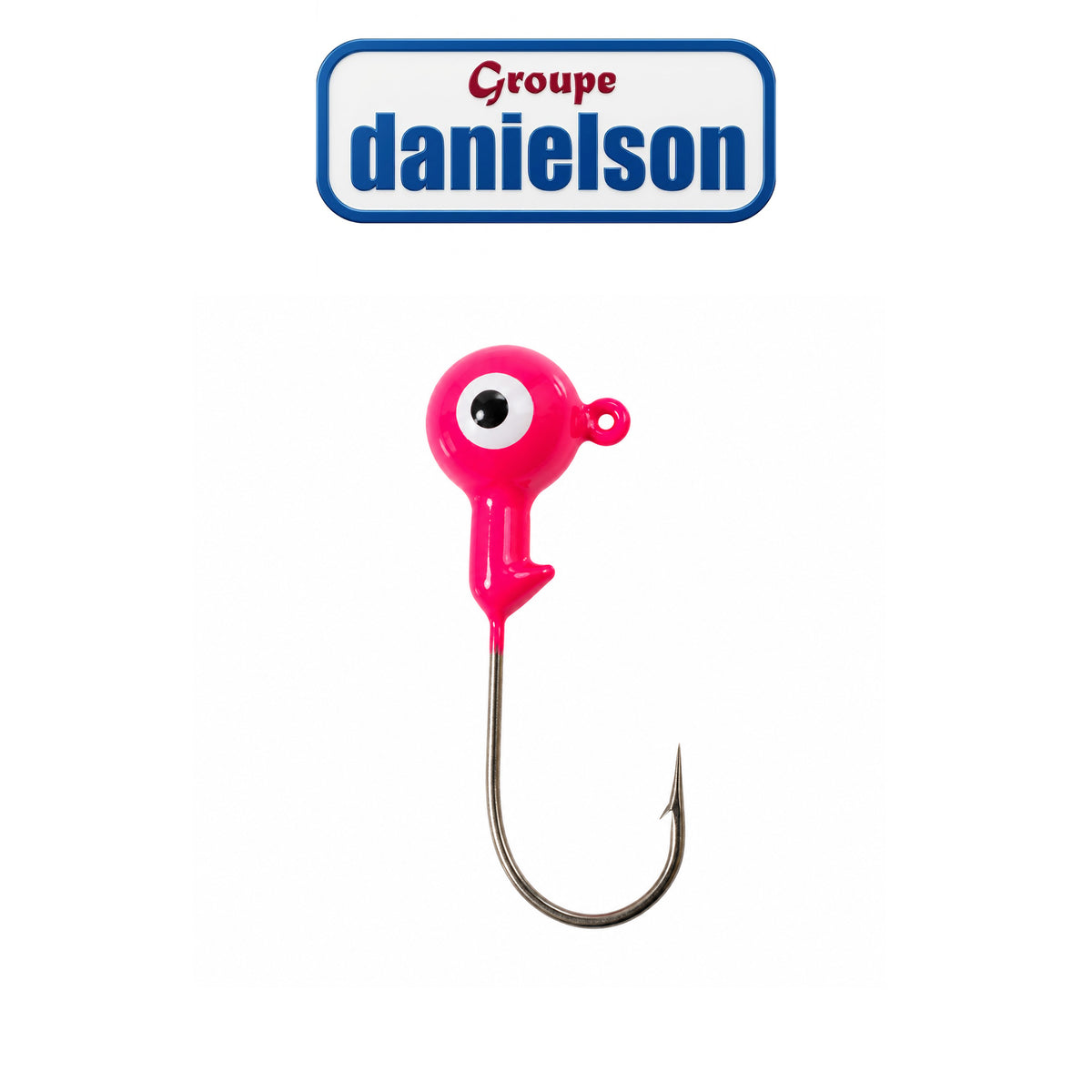 Danielson Painted Lead Jig Head with Corrosion-Resistant Hook