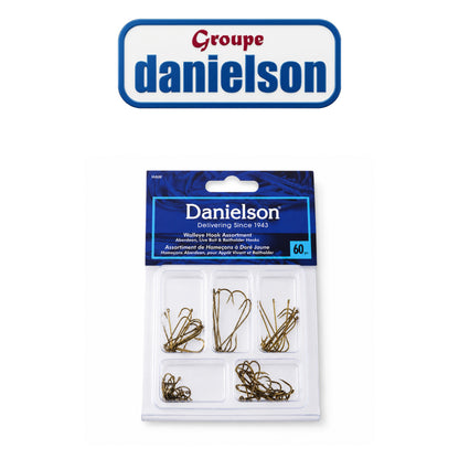 Danielson 60-Piece Assorted Panfish Hook Set