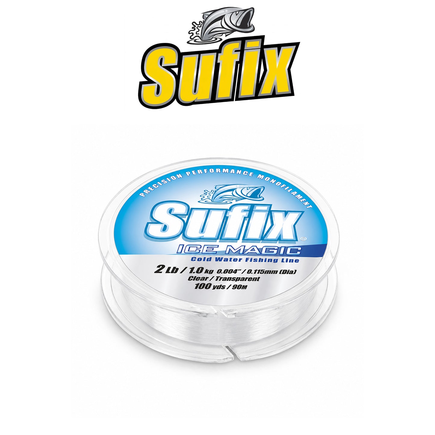 Sufix Ice Magic Fishing Line Neon Orange 603N/O