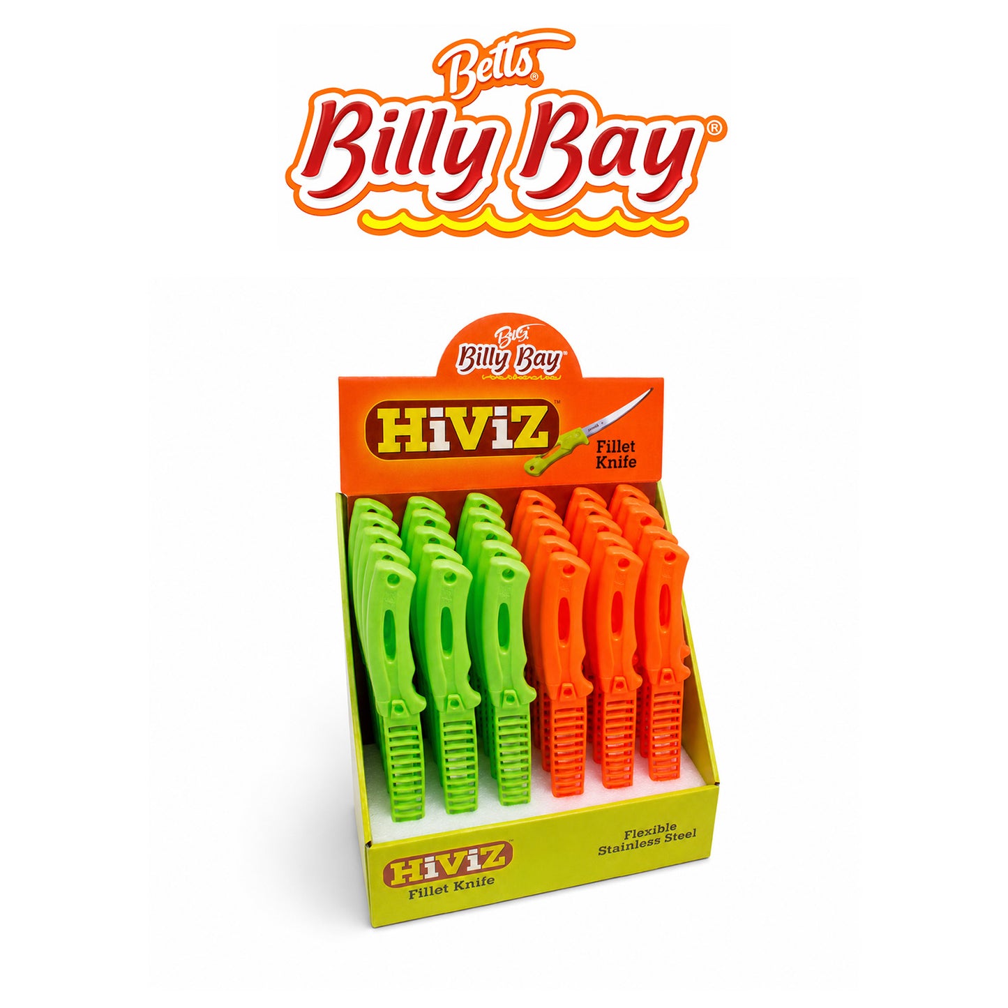 Billy Bay Halo Viz 4-Inch Stainless Steel Fillet Knife