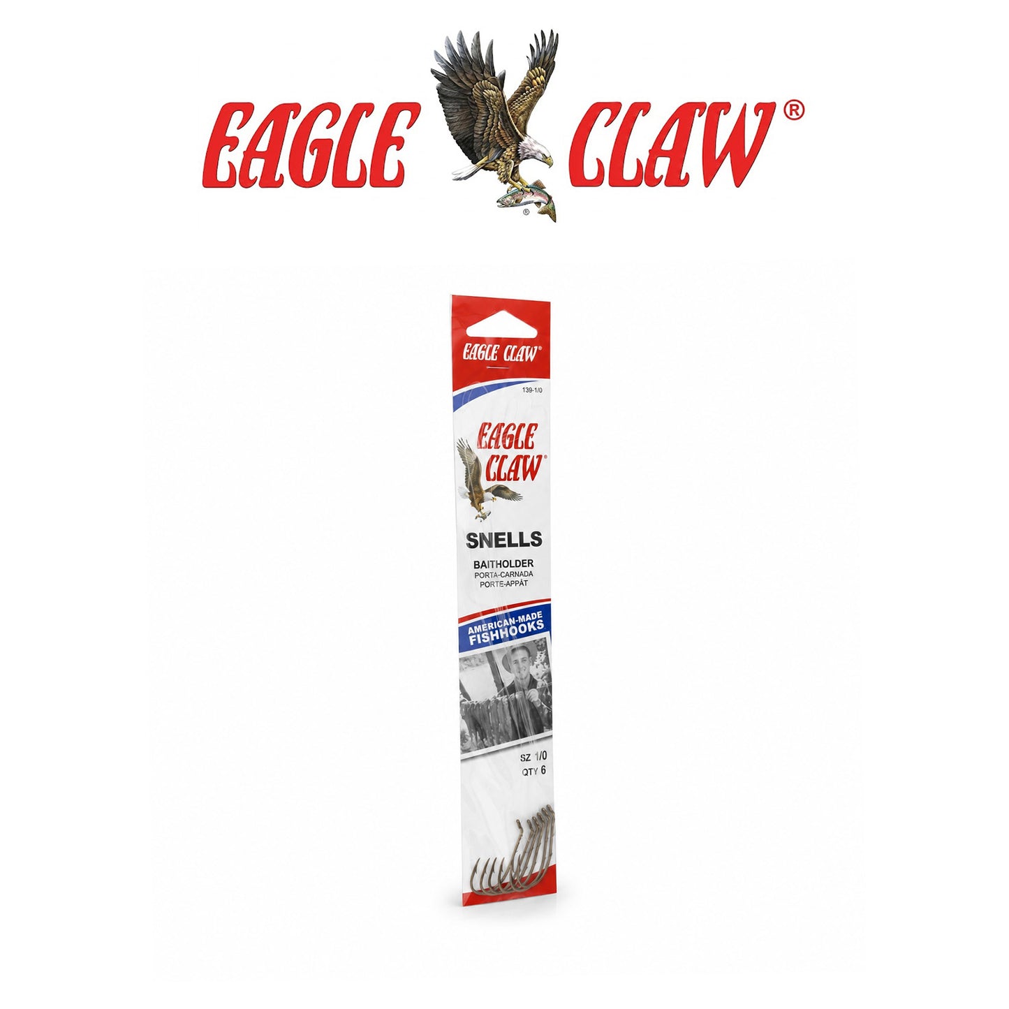 Eagle Claw Baitholder Bronze Fishing Hooks
