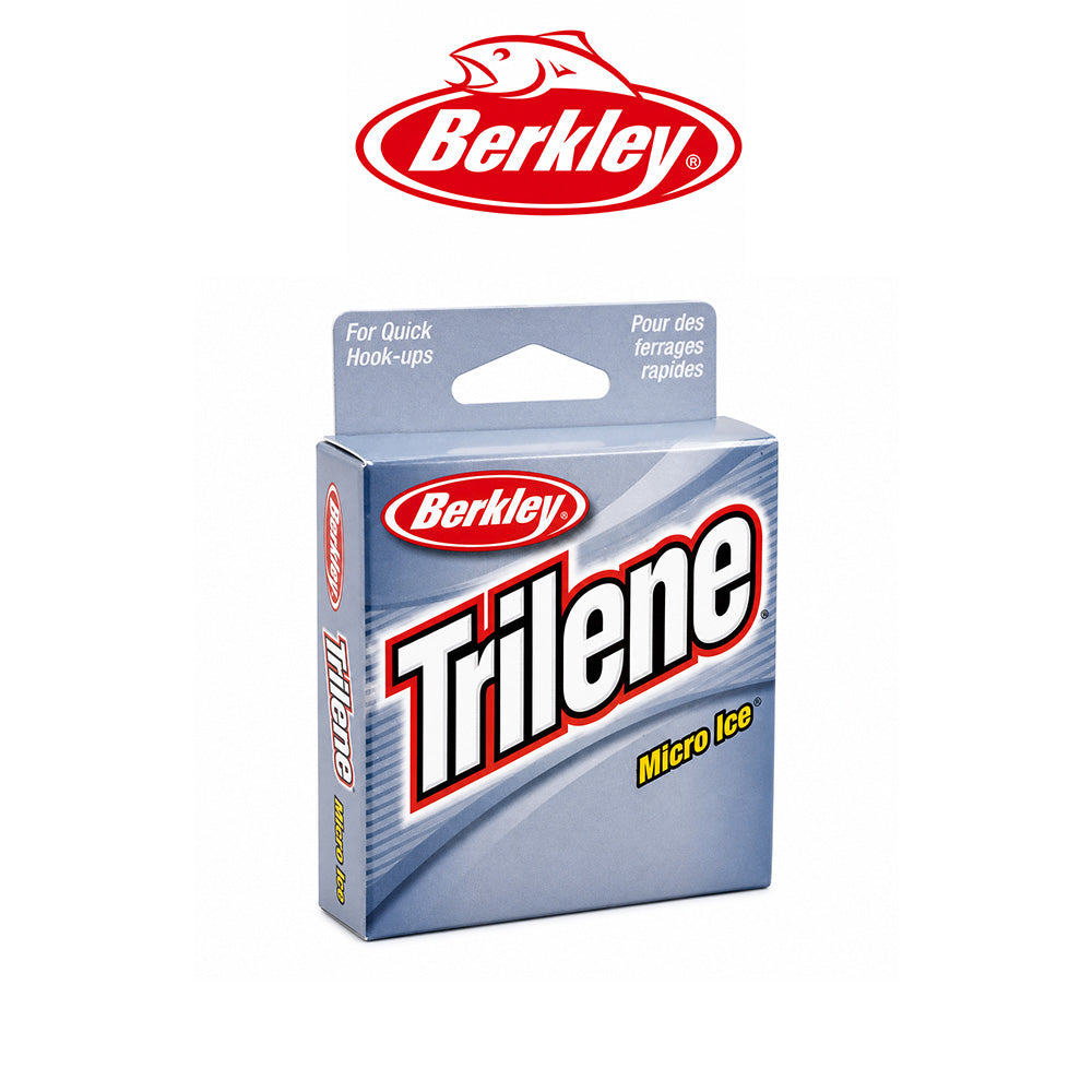 Berkley Trilene Micro Ice Fishing Line – Clear Steel, 6lb Test