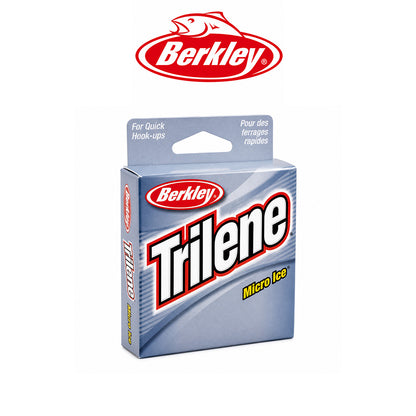 Berkley Trilene Micro Ice Fishing Line – Clear Steel, 6lb Test