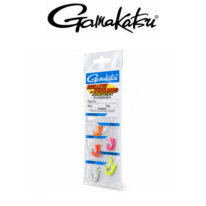 Gamakatsu Walleye Fluorescent Hooks – Assorted Colors
