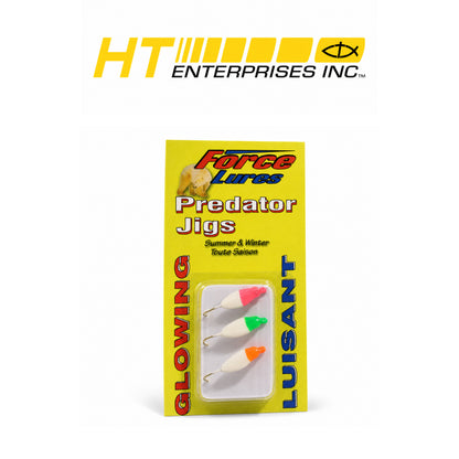 HT Glow Grub Lures Assortment 12A