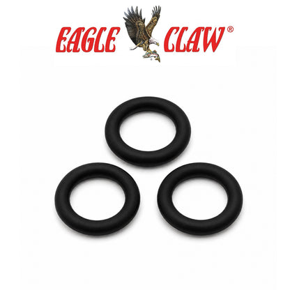 Eagle Claw Lazer Sharp Wacky Rig O-Rings 25 Piece Fishing Accessories