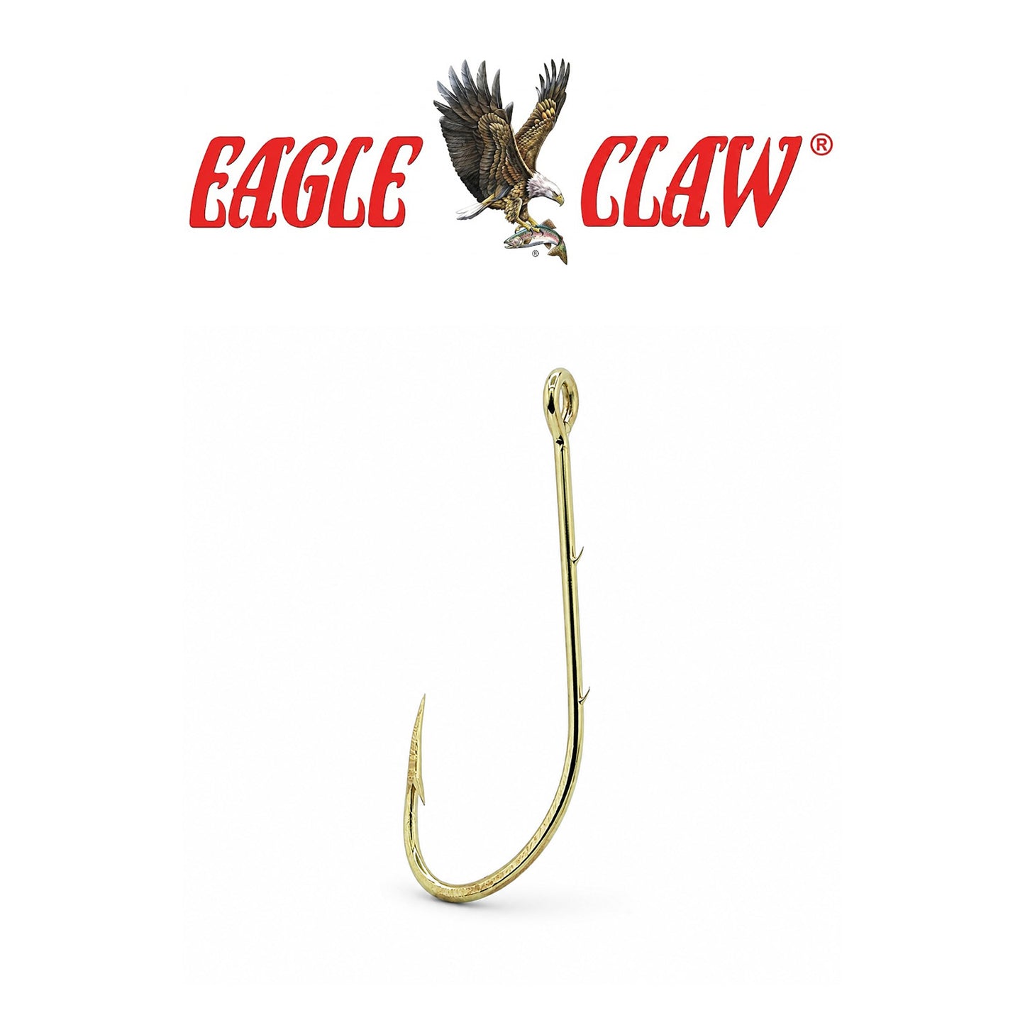 Eagle Claw 186AH Baitholder Offset Fishing Hooks – 5 Pack