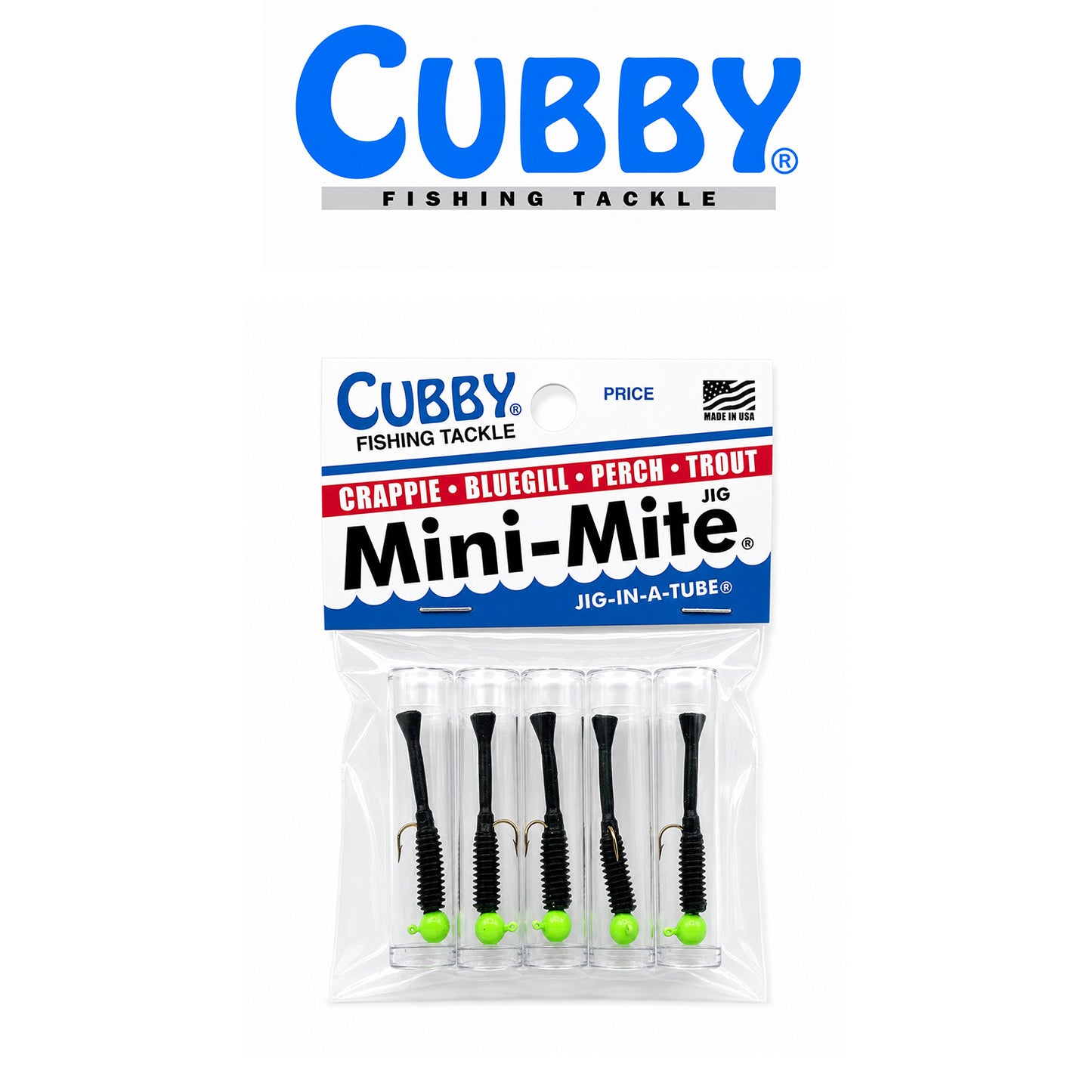 Cubby Mini-Mite Jig in a Tube 5pk 1/32 oz