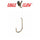 Eagle Claw Plain Shank Gold Fishing Hooks - 6 Pack