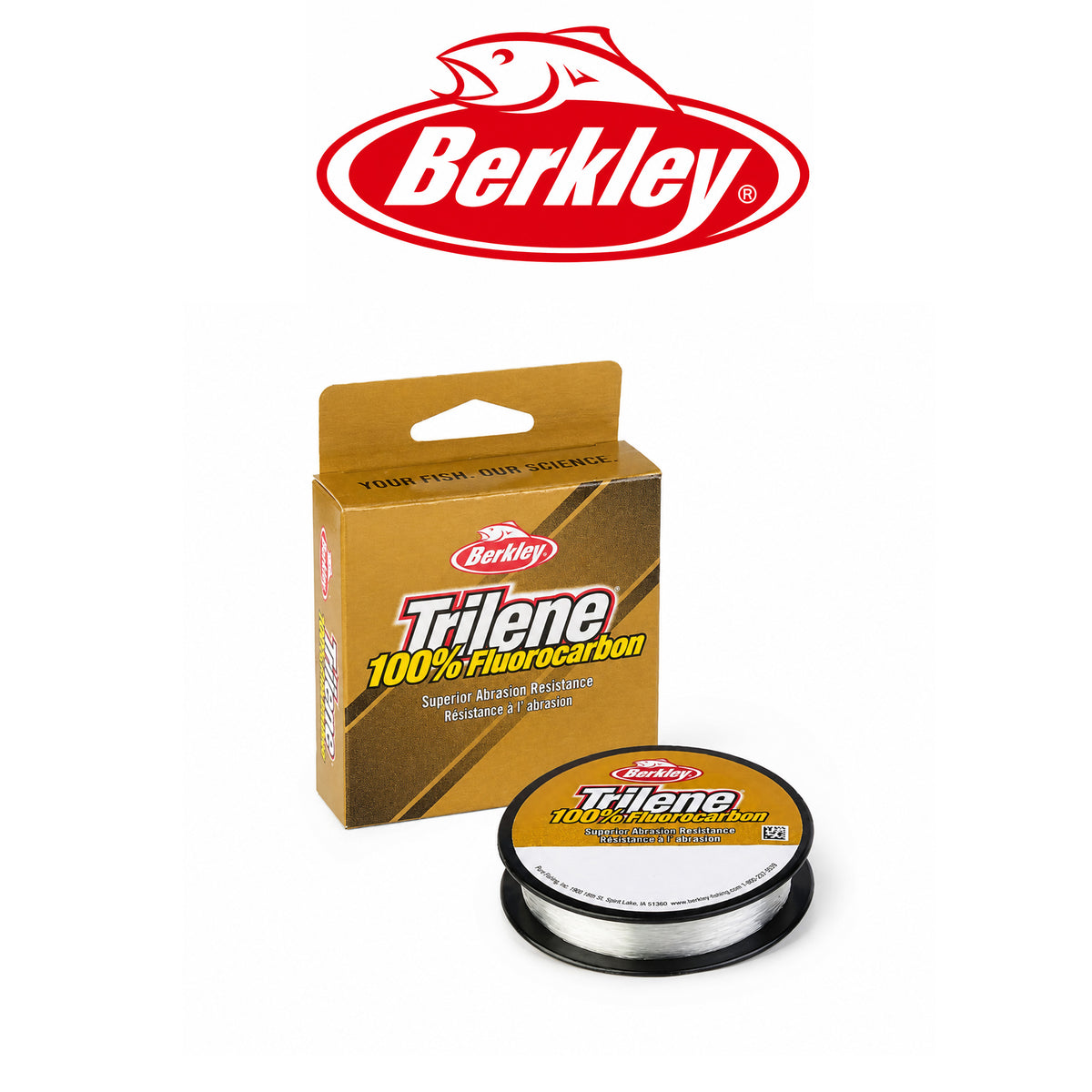 Berkley Trilene 100% Fluorocarbon Pony Spool Clear Fishing Line