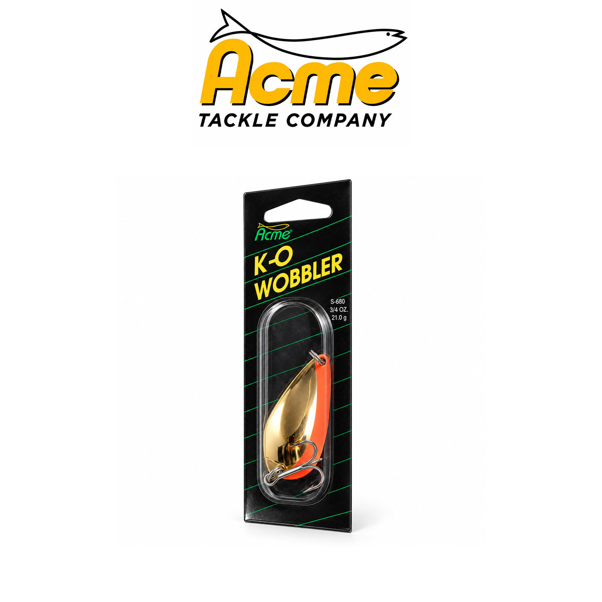 Acme Tackle KO Wobbler 3/4 oz Fishing Spoon Lure