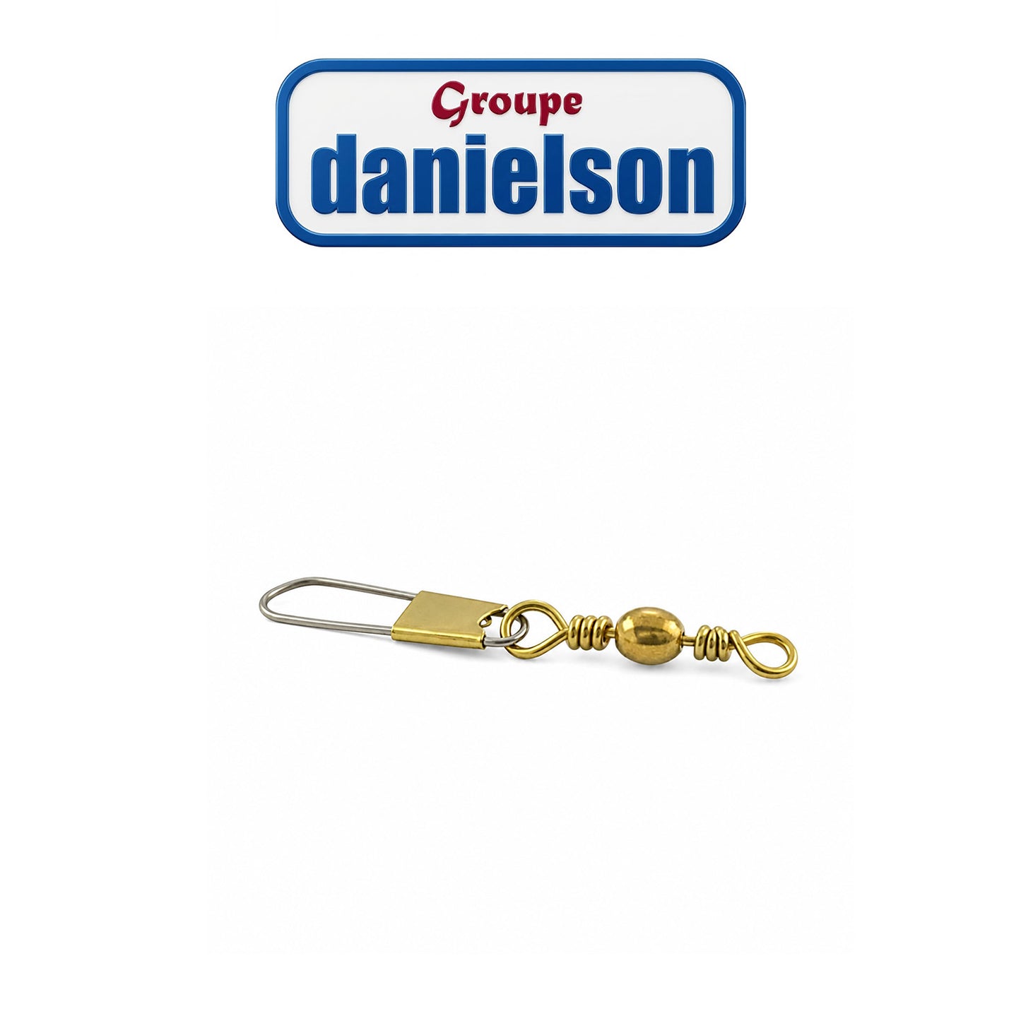 Barrel Swivel with Safety Snap Fishing Connector