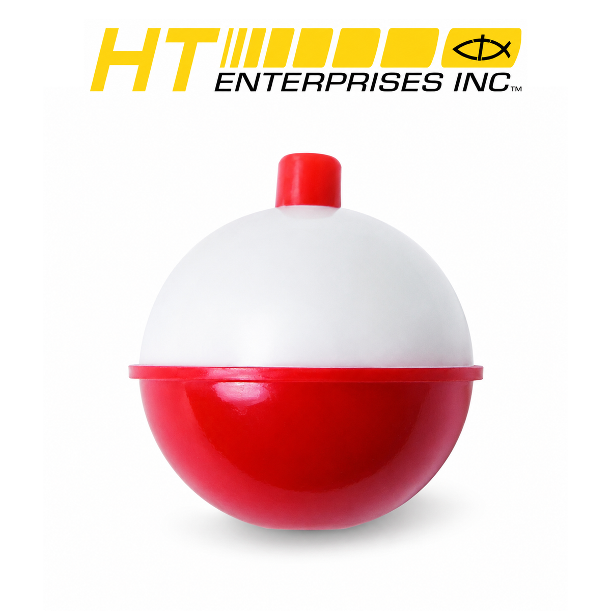 HT Premium Red &amp; White Fishing Floats – 48 Piece Value Pack