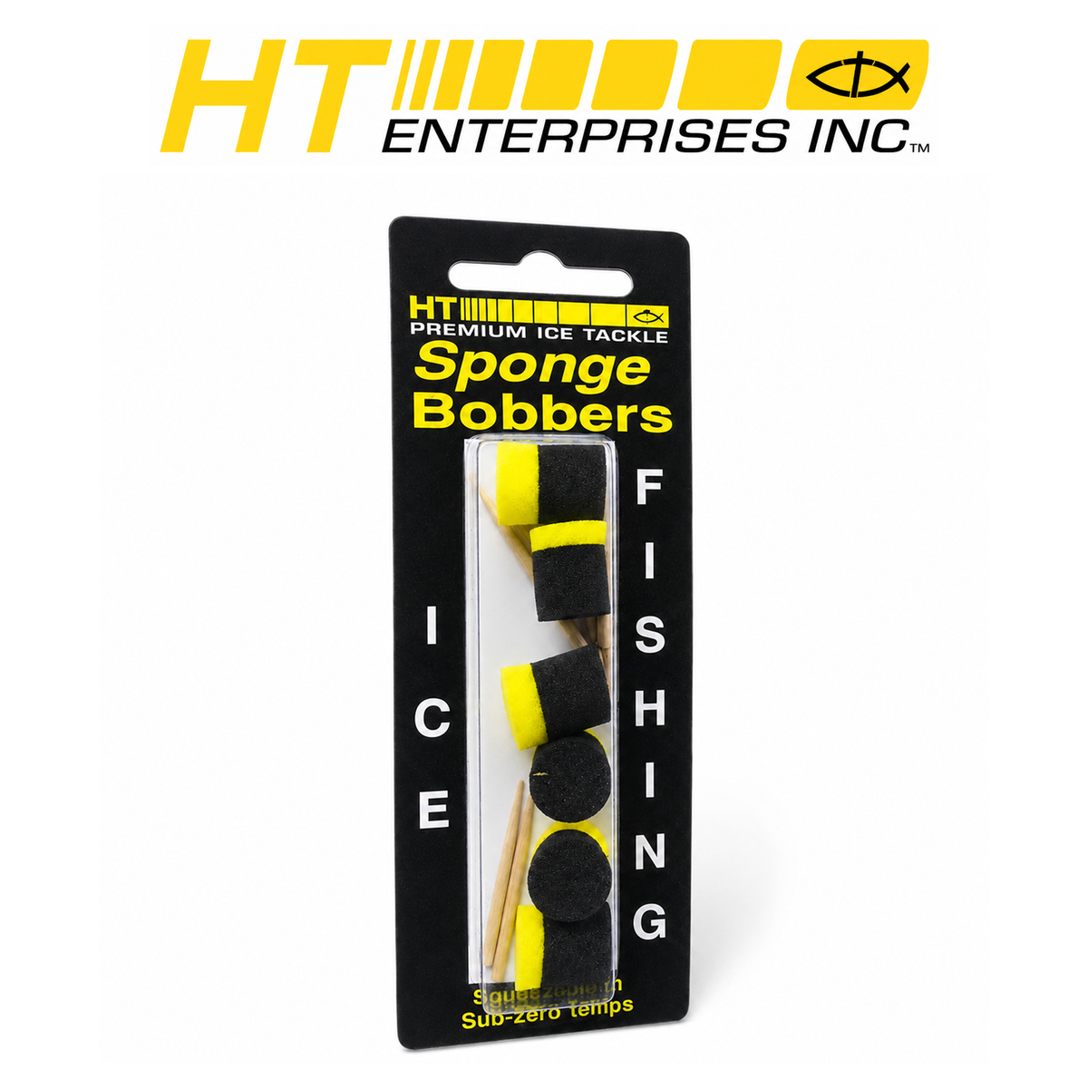 HT Enterprises 1/2" Sponge Bobbers 6-Pack