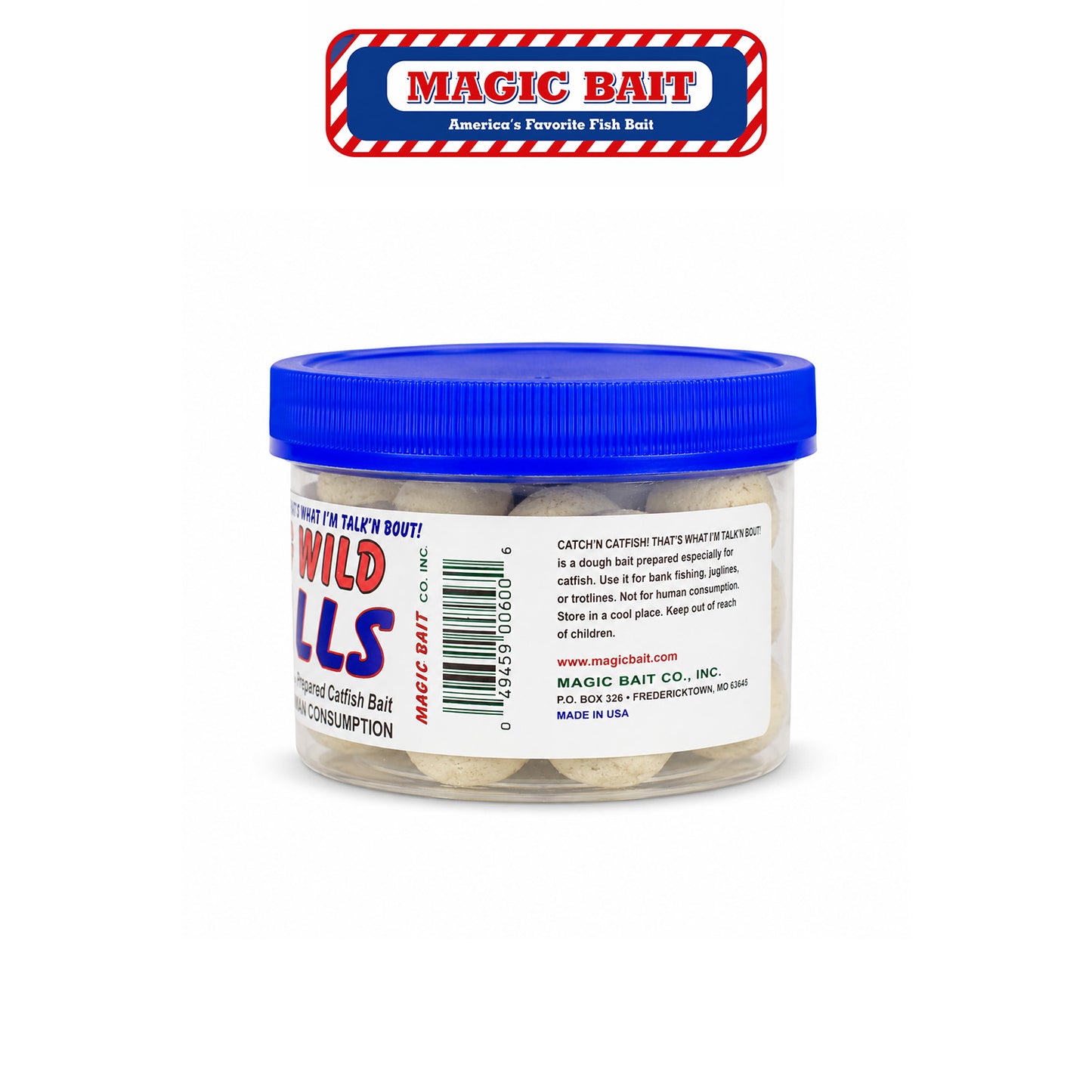 Magic Bait Hog Wild Dough Balls Ready-to-Use Fishing Bait