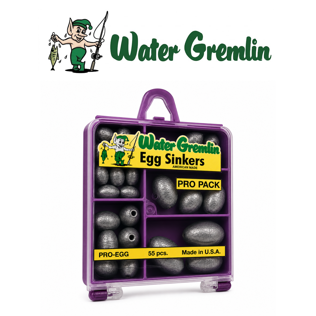 Water Gremlin PRO-EG Egg Sinker Pro – Premium Fishing Weight