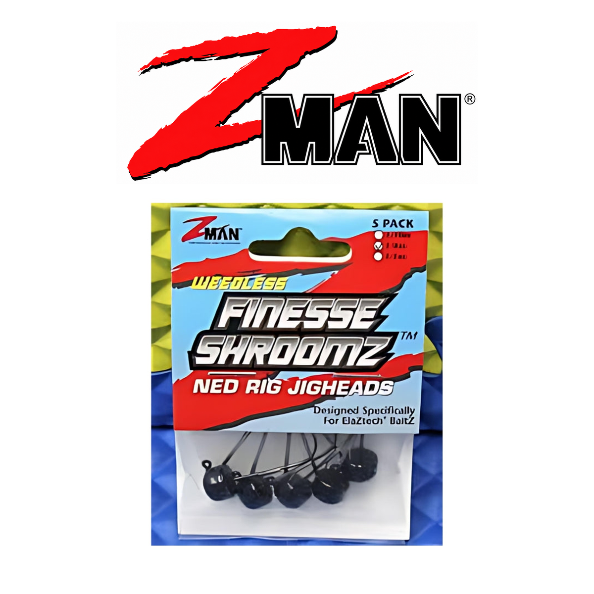 Z-Man Weedless ShroomZ Jig Heads 5-Pack