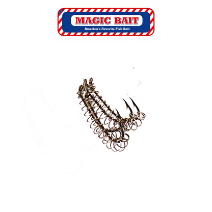 Magic Bait Snelled Spring Pre-Tied Spring Hook with Snell