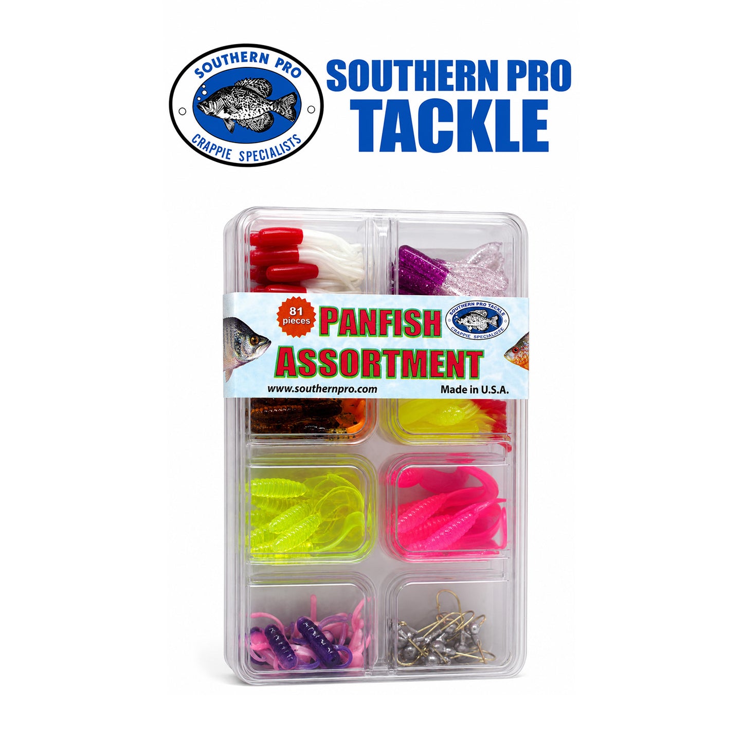 Southern Pro Lit’l Hustler 81-Piece Crappie Fishing Lure Kit