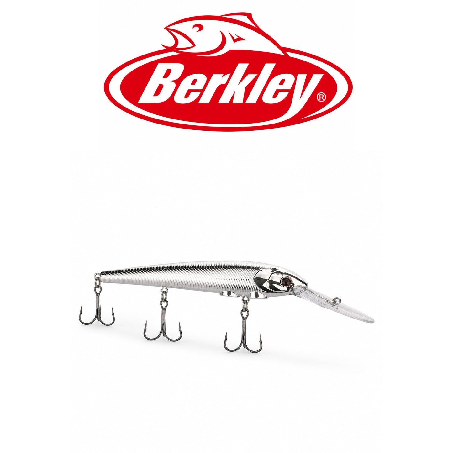 Berkley Deep Hit Stick Chrome Deep-Diving Fishing Lure