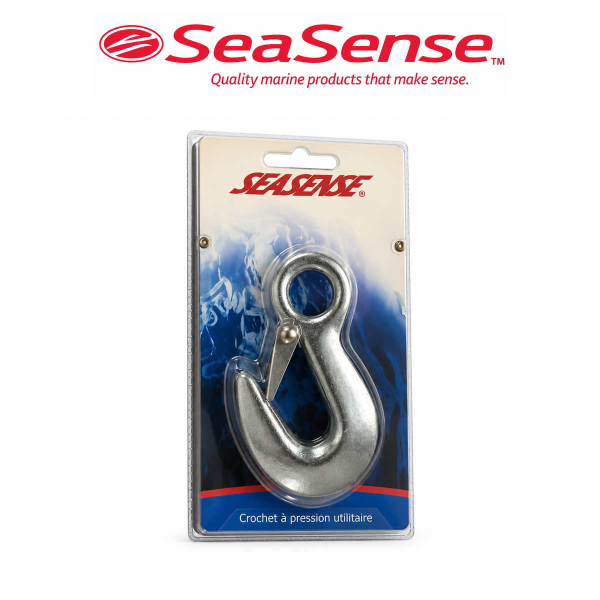 Heavy-Duty 4" Snap Hook – Durable Quick-Connect Utility Hook
