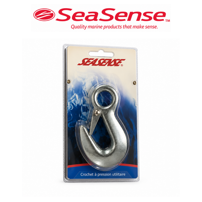 Heavy-Duty 4" Snap Hook – Durable Quick-Connect Utility Hook