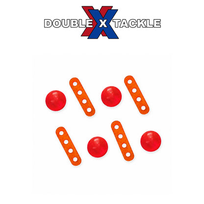 Double X Tackle Gizmo Bobber Stops Red 2-12lb