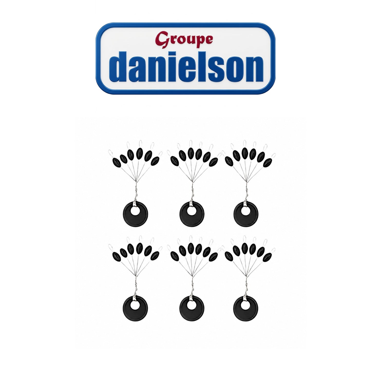 Danielson Rubber Bobber & Sinker Stops – Fits Most Fishing Line Diameters