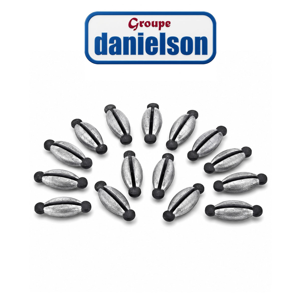 Danielson Twist Lock Fishing Sinkers 12 pack