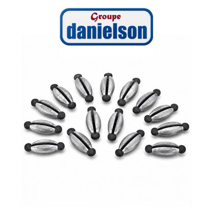 Danielson Twist Lock Fishing Sinkers 12 pack