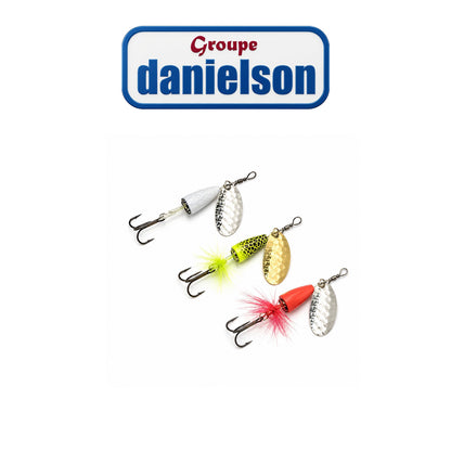 Danielson 3-Piece DN Bantam Tail Spinner Fishing Lure Set