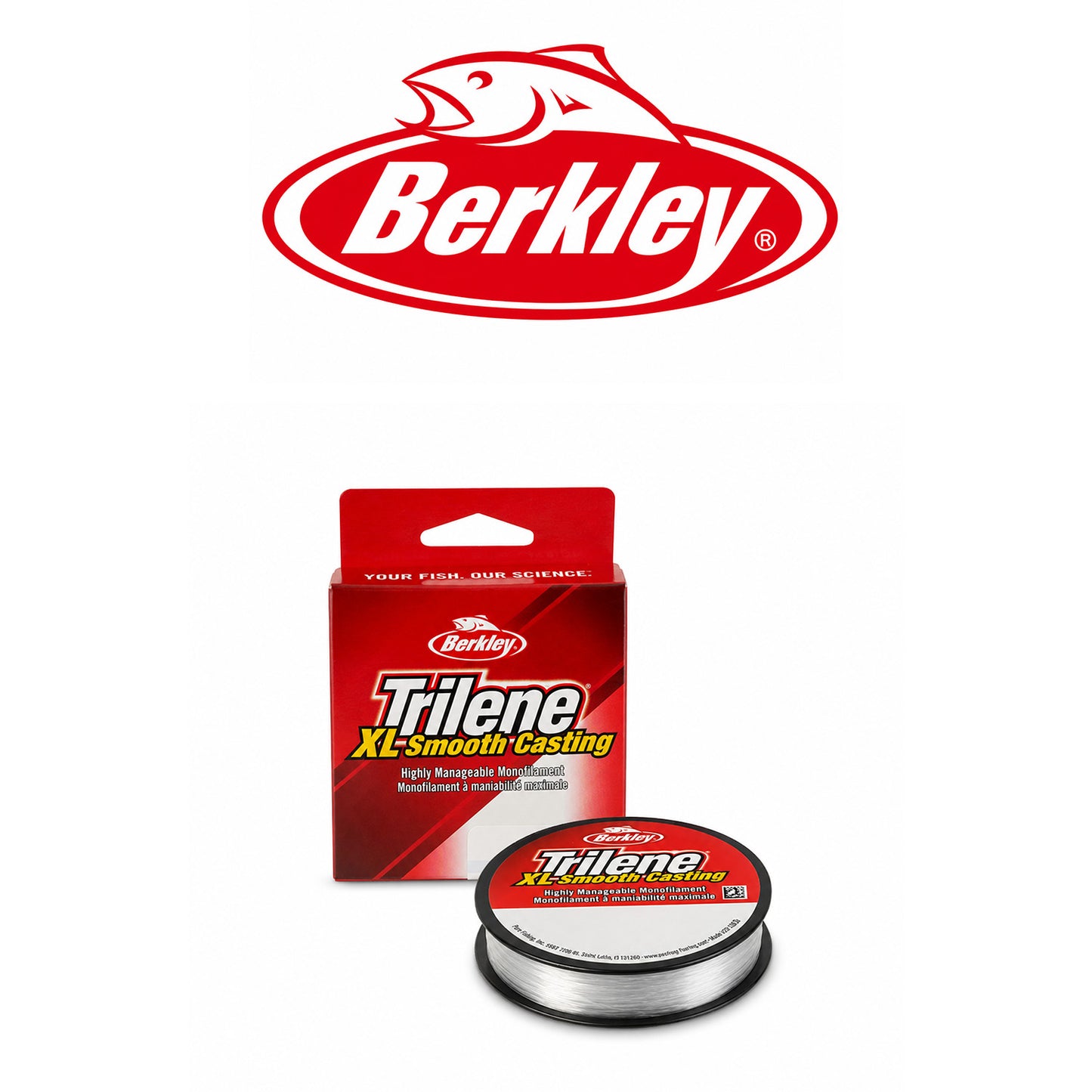 Berkley Trilene Clear Pony Spools for Leaders, Rigs & Small Reel Fills