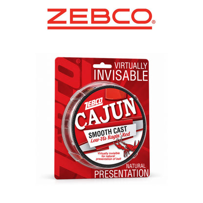 Zebco Cajun Low-Vis Red 4 lb Fishing Line – 330 Yards