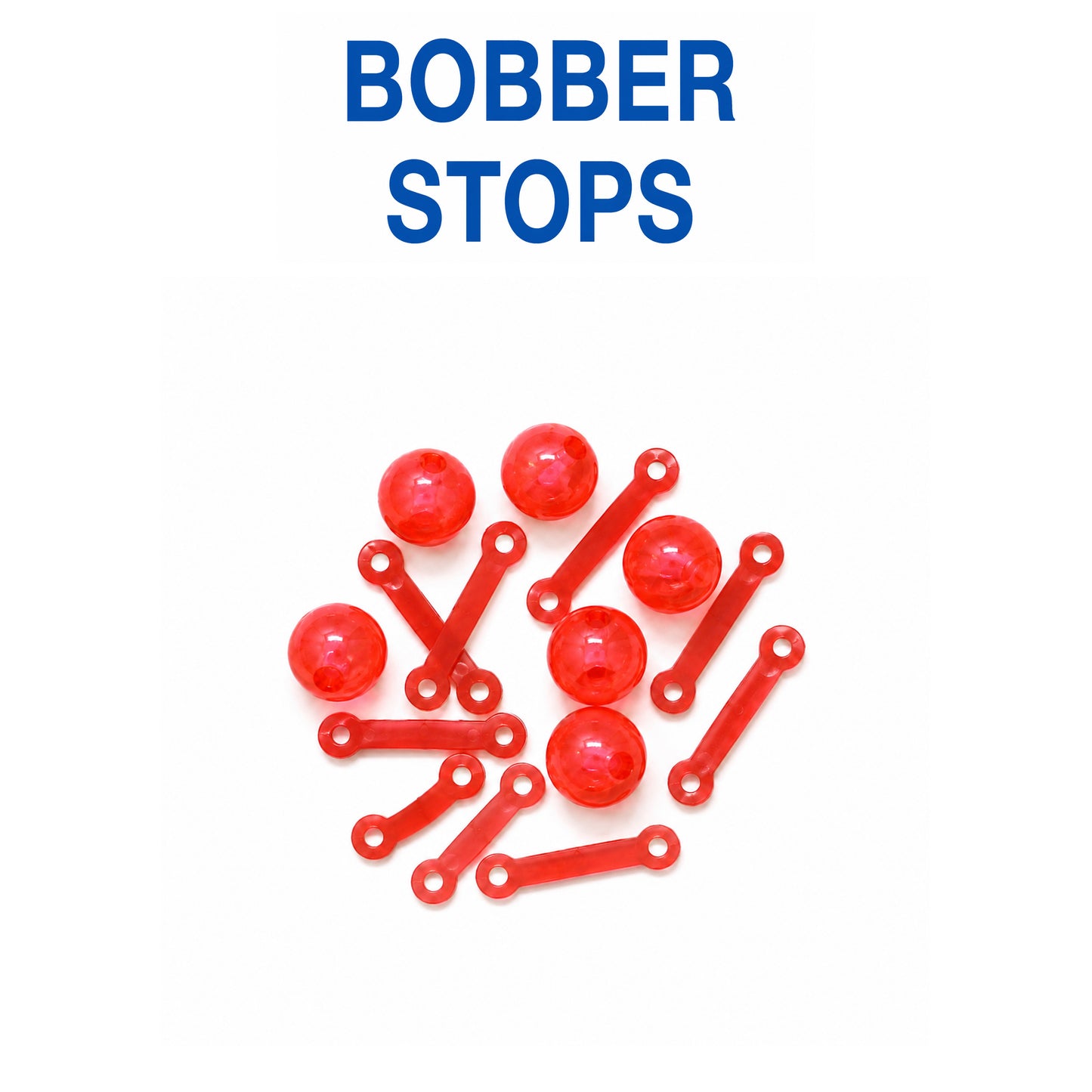 Bobber Stopper & Beads  – Durable Plastic & Rubber Fishing Stops
