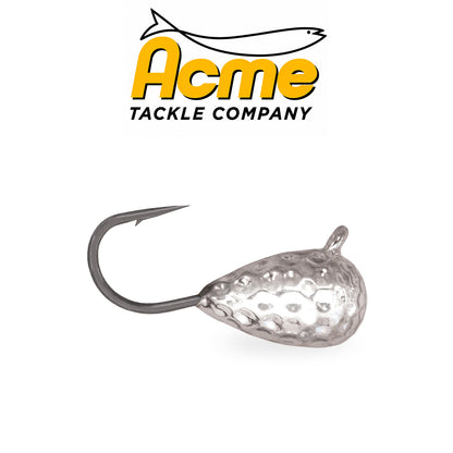 Acme Hammered Tungsten Ice Jigs 2-Pack – Gold, Silver & Copper
