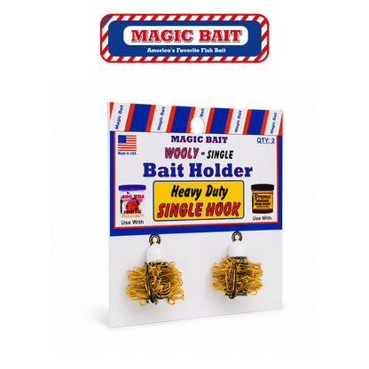 Magic Bait Wooly Single Hook with Wooly Body - Assorted Colors