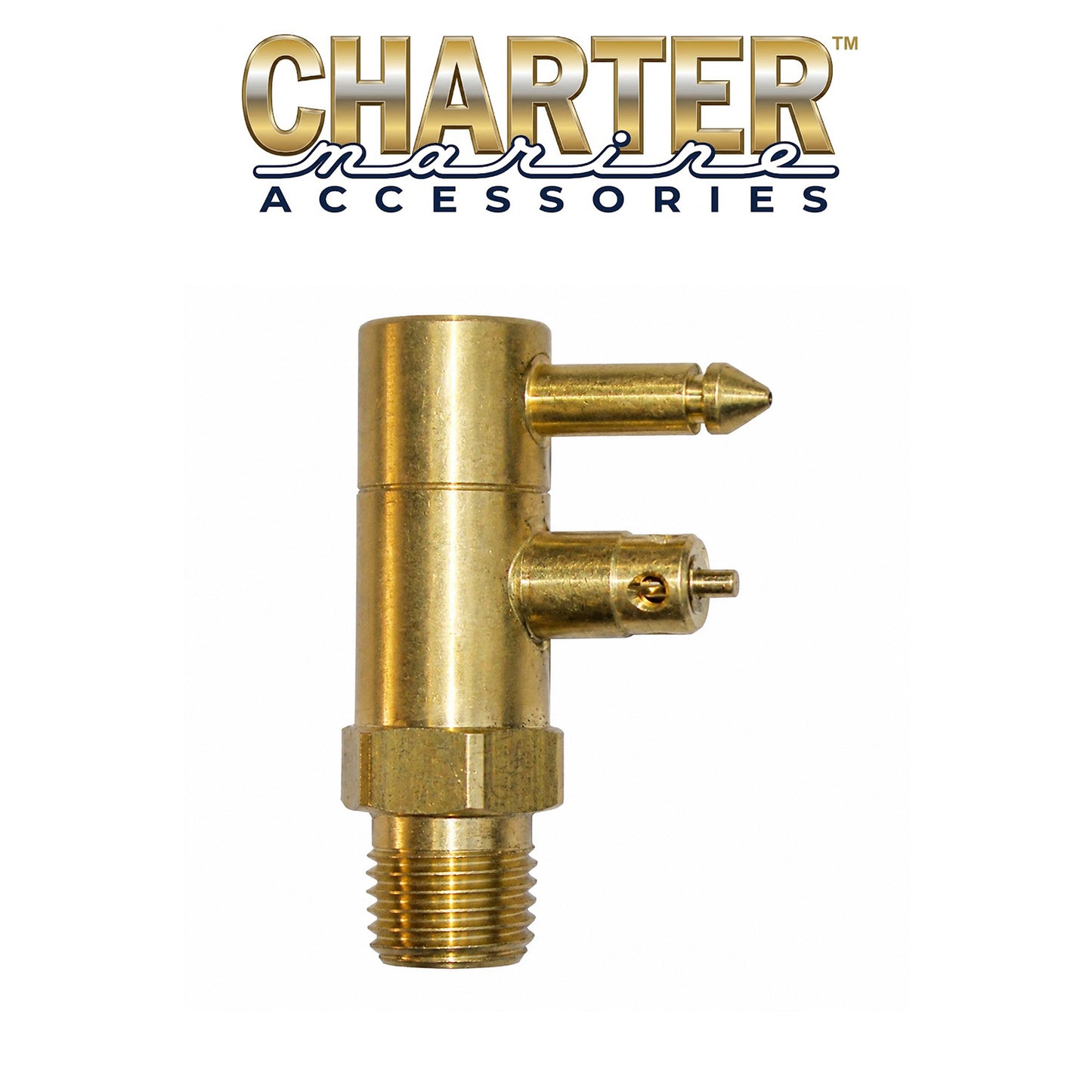 Charter Marine 1/4 Inch Male Fuel Connector for Mercury Outboard Motors