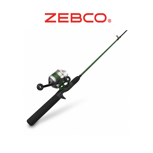 Zebco Classic Spincast Reel and 2-Piece Fishing Rod Combo