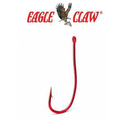 Eagle Claw Lazer Crappie Aberdeen Rotating Red Fishing Hooks 5 Pack