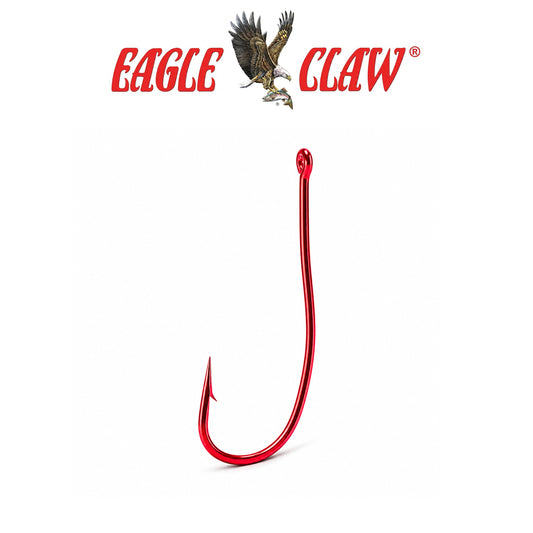 Eagle Claw Lazer Crappie Aberdeen Rotating Red Fishing Hooks 5 Pack