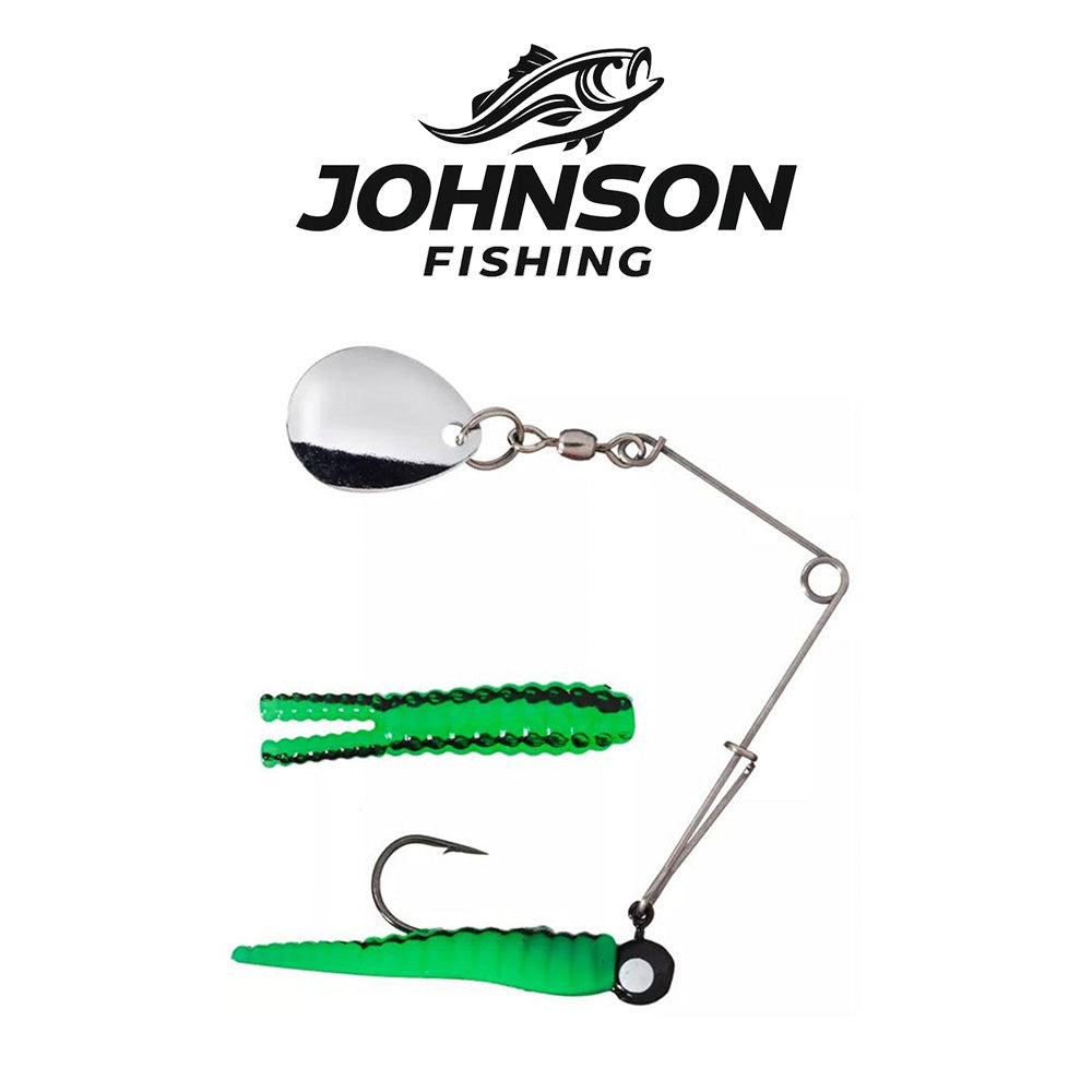 Johnson Fishing Beetle Spin Nickel 2-in-1 ¼ oz 6-Pack
