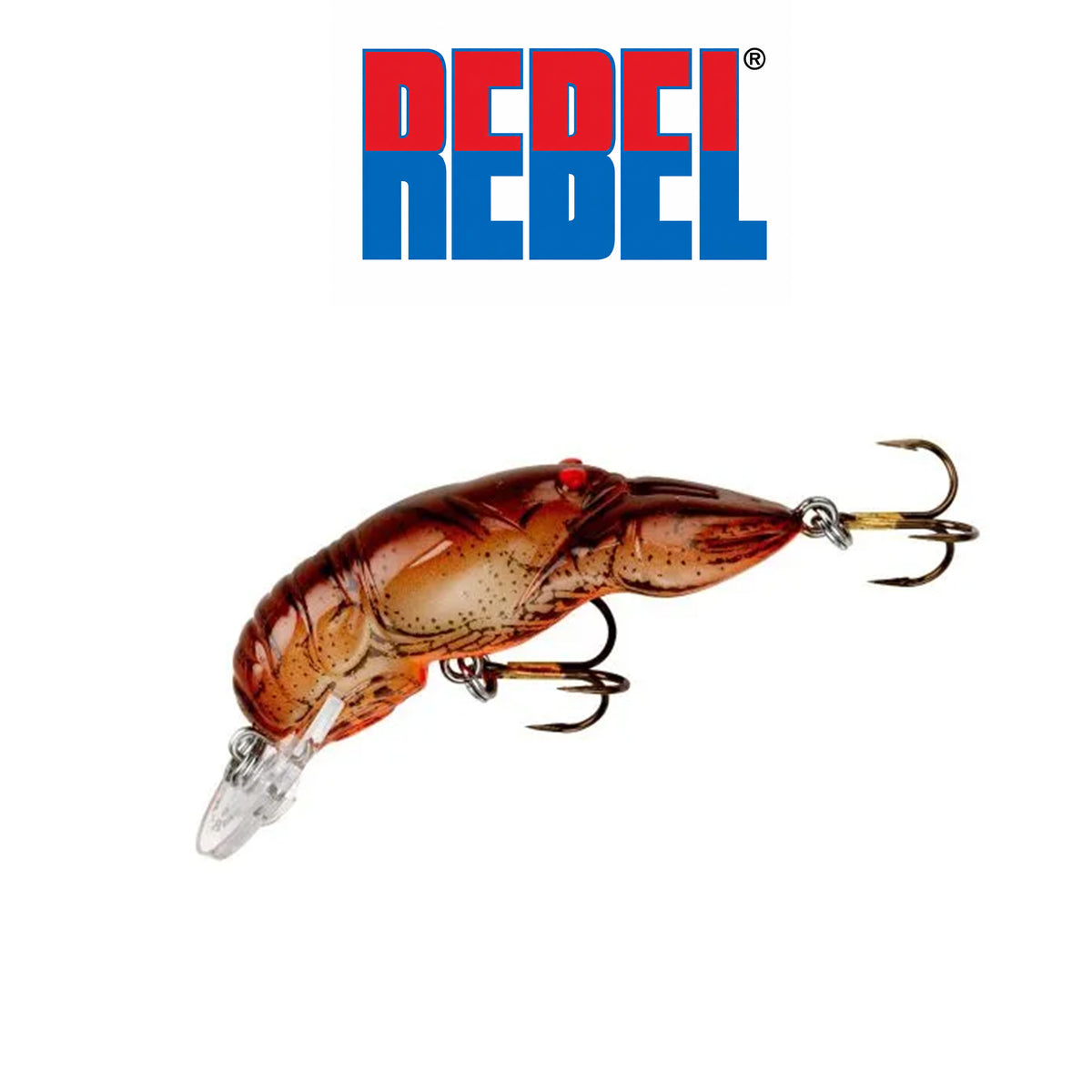 Rebel Wee Crawfish Lure 2" 1/5 OZ.