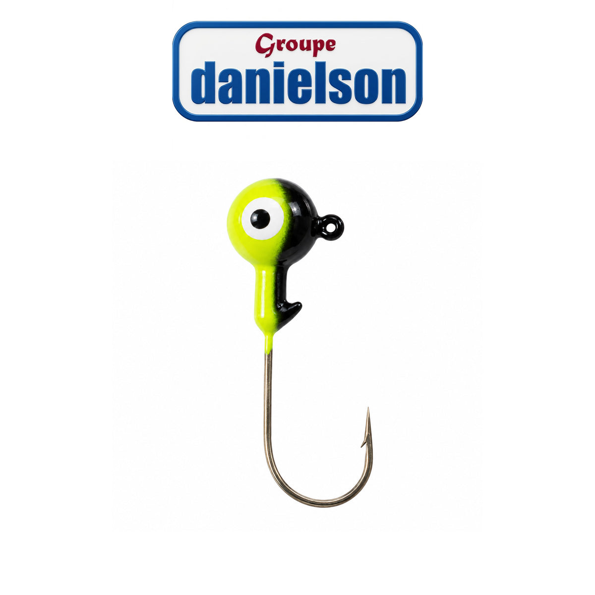 Danielson Painted Lead Jig Head with Corrosion-Resistant Hook