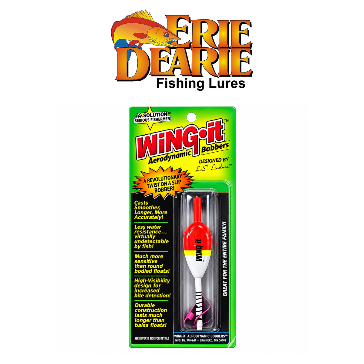 Carlson Fishing Bobber – High-Visibility Bite Indicator Float