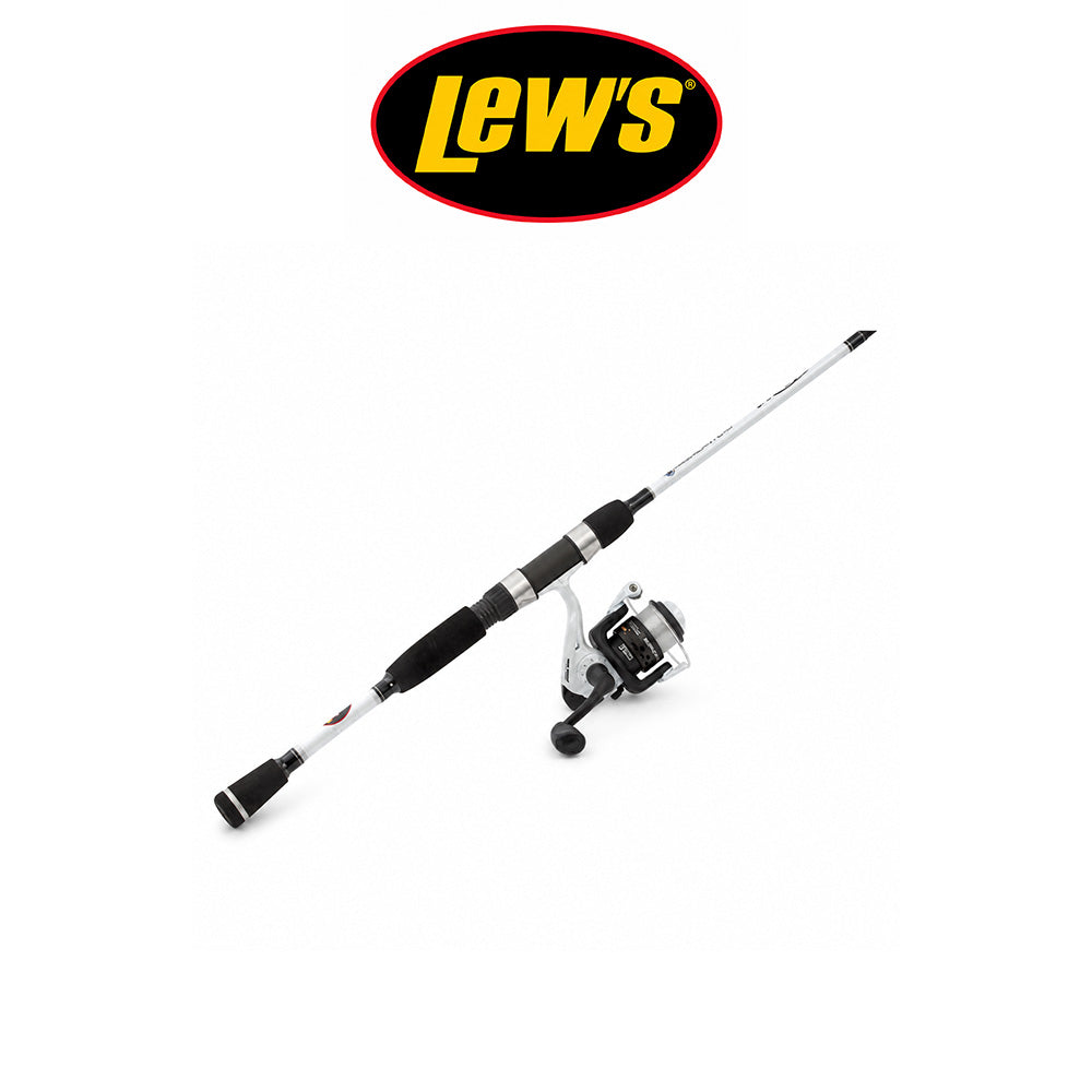 Lew’s American Hero Medium/Fast Spinning Combo 2-Piece Graphite Rod, 6’ - 7’, Reel Sizes 20/30/40, Ambidextrous