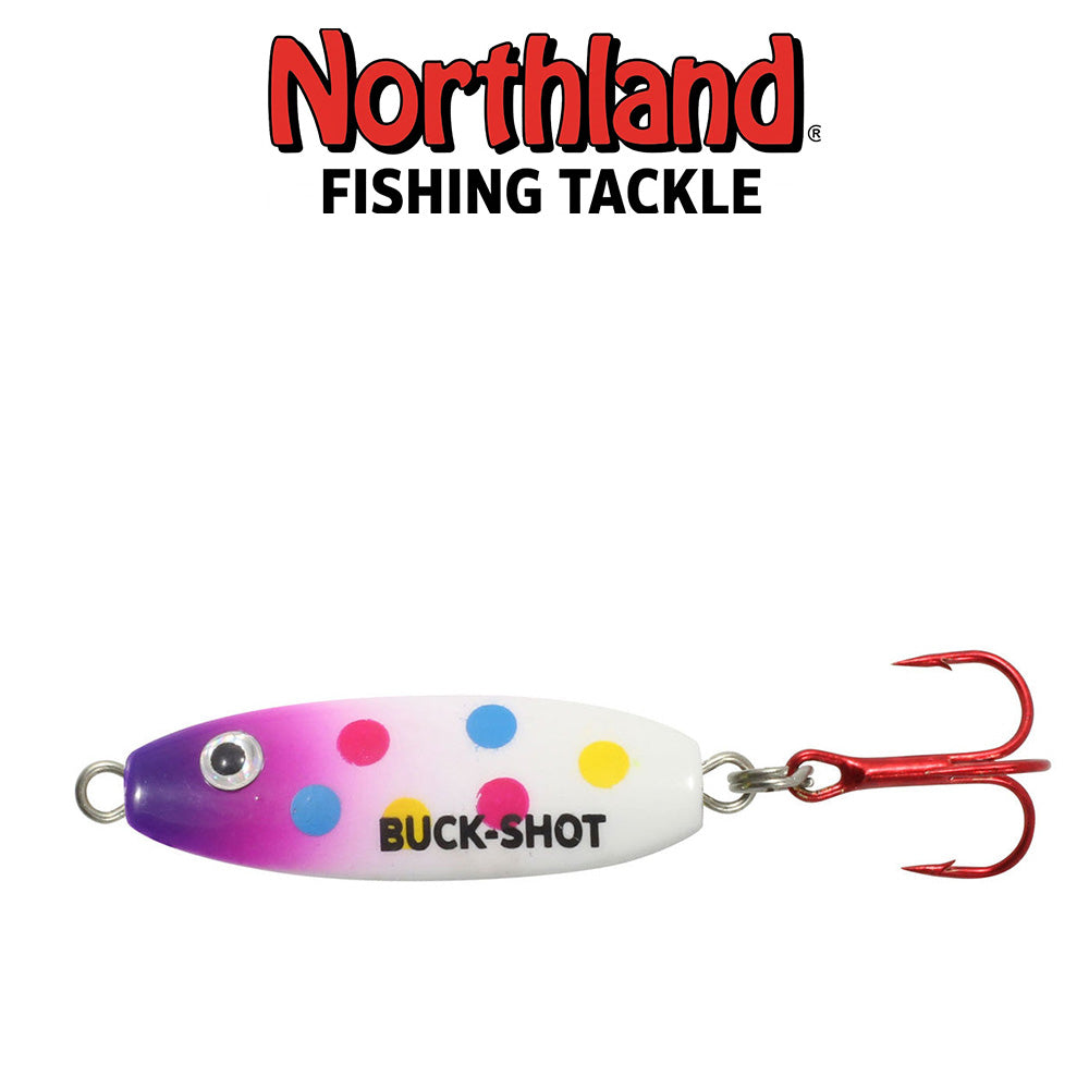 Buck-Shot Rattle Spoon Ice Fishing Lure