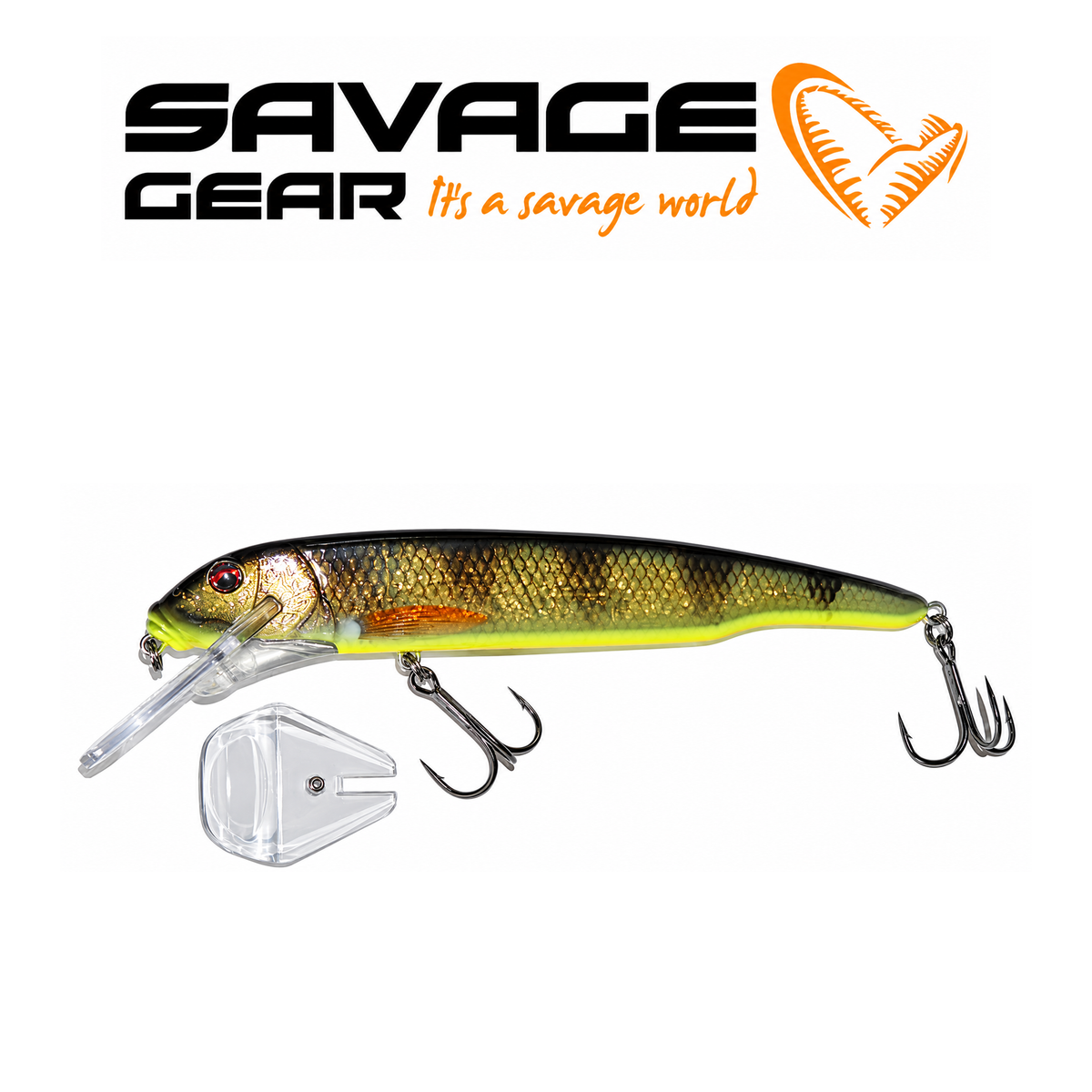 Savage Gear Sucker Flanker 11" Hard Swimbait Fishing Lure – 3 3/4 oz, 3–9 ft Diving Depth
