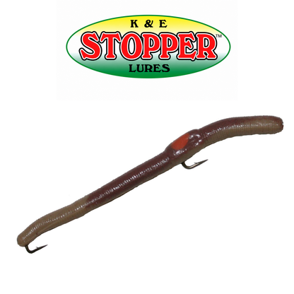 K&E Stopper Worm Rival 2.5" Soft Fishing Bait 1 Pack