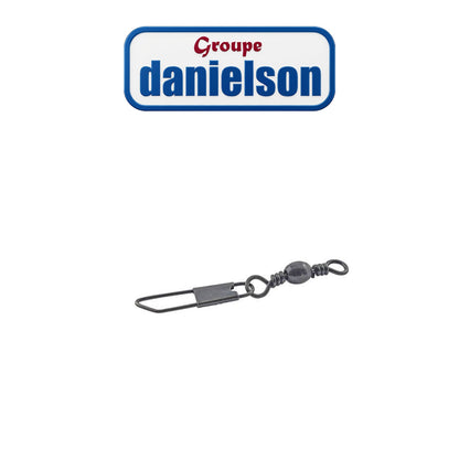 Barrel Swivel with Safety Snap Fishing Connector