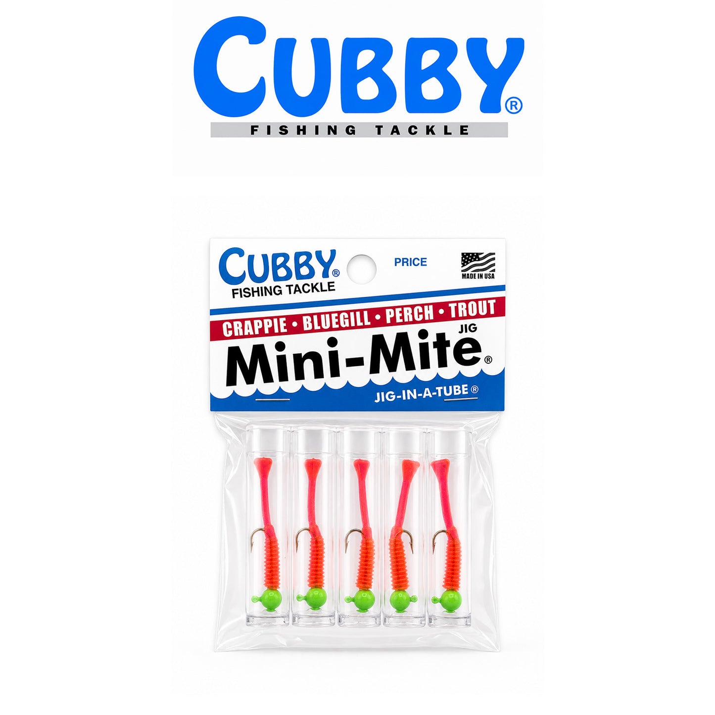 Cubby Mini-Mite Jig in a Tube 5pk 1/32 oz